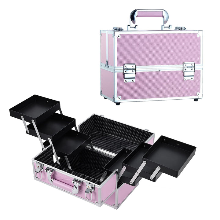 Joligrace Kosmetikkoffer Schminkkoffer Make up Koffer Beauty Case Kosmetikbox Make up Organizer Kosm