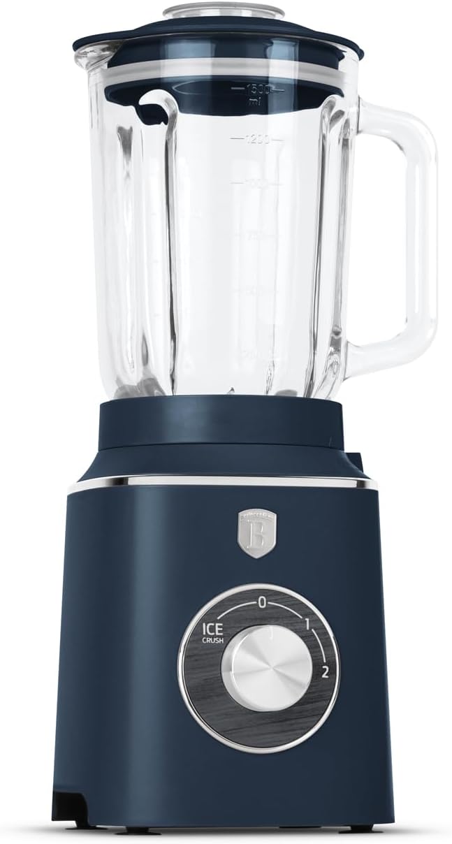 Berlinger Haus 1,5 l Glasbehälter Standmixer 1000 W - Hochleistungsmixer für Smoothies, Suppen und S