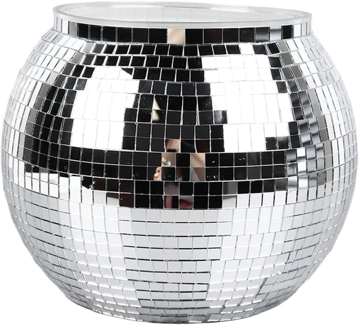 Eiskübel, Disco Kugel Sektkübel Grosse Kapazität Eisbehälter Party Weinkühler Eiseimer für Bier, Coc