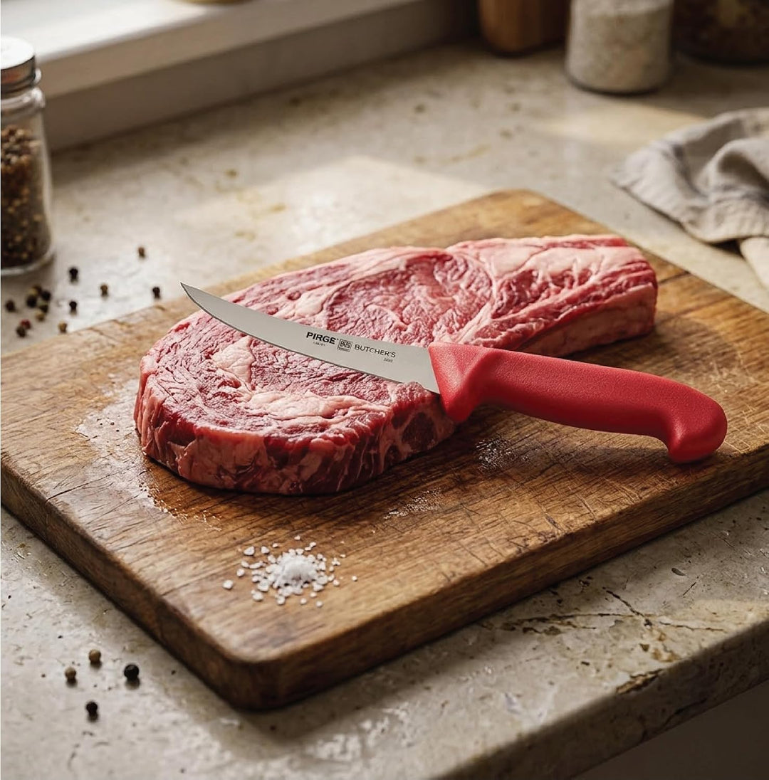 Pirge Butcher's Made in Germany Profi Ausbeinmesser 15 cm - Metzgermesser - Fleischermesser - Stechm