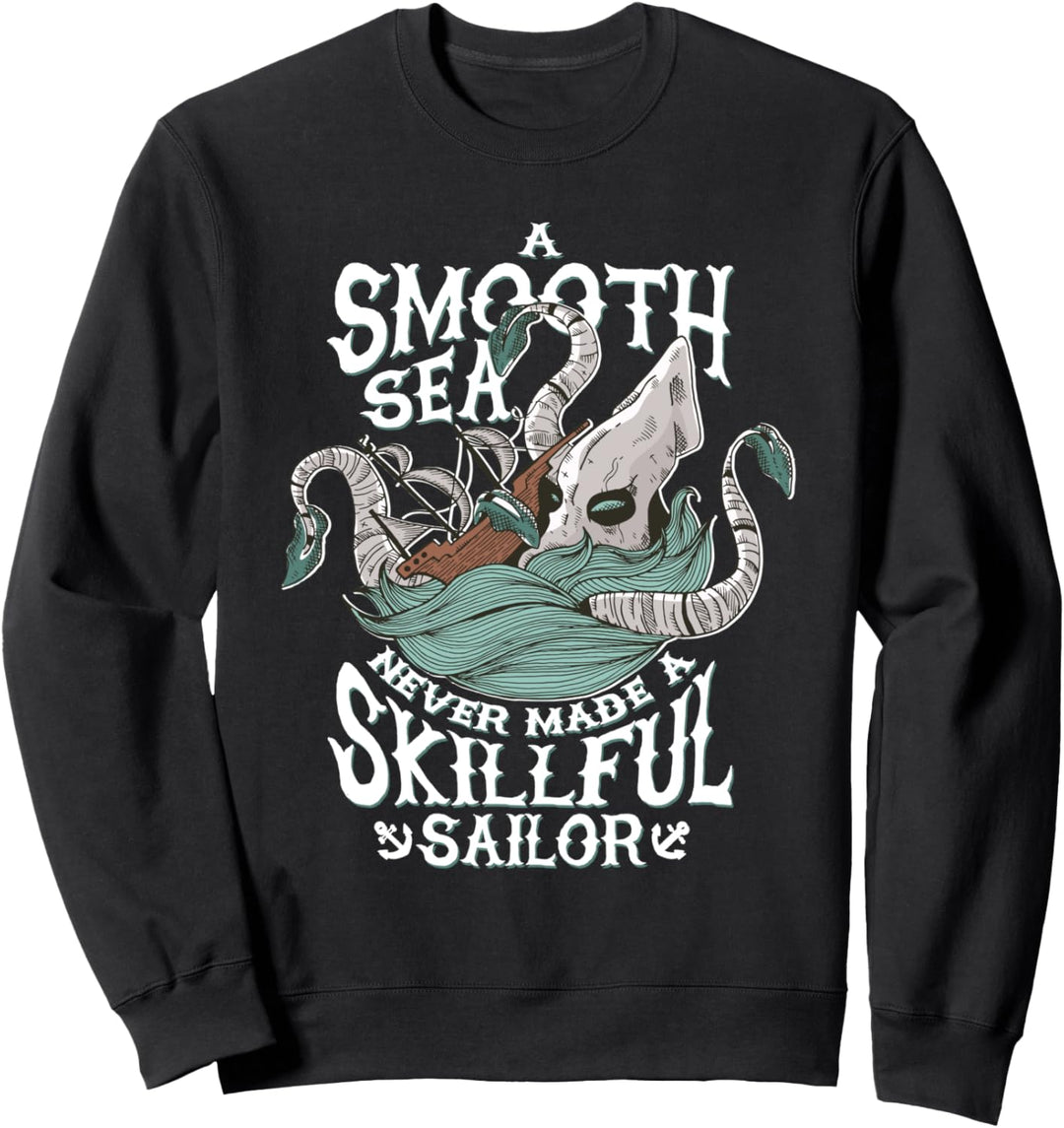 Segler Spruch Segeln Segelschiff Sweatshirt