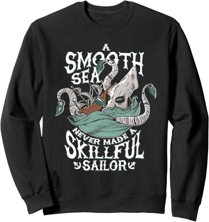 Segler Spruch Segeln Segelschiff Sweatshirt