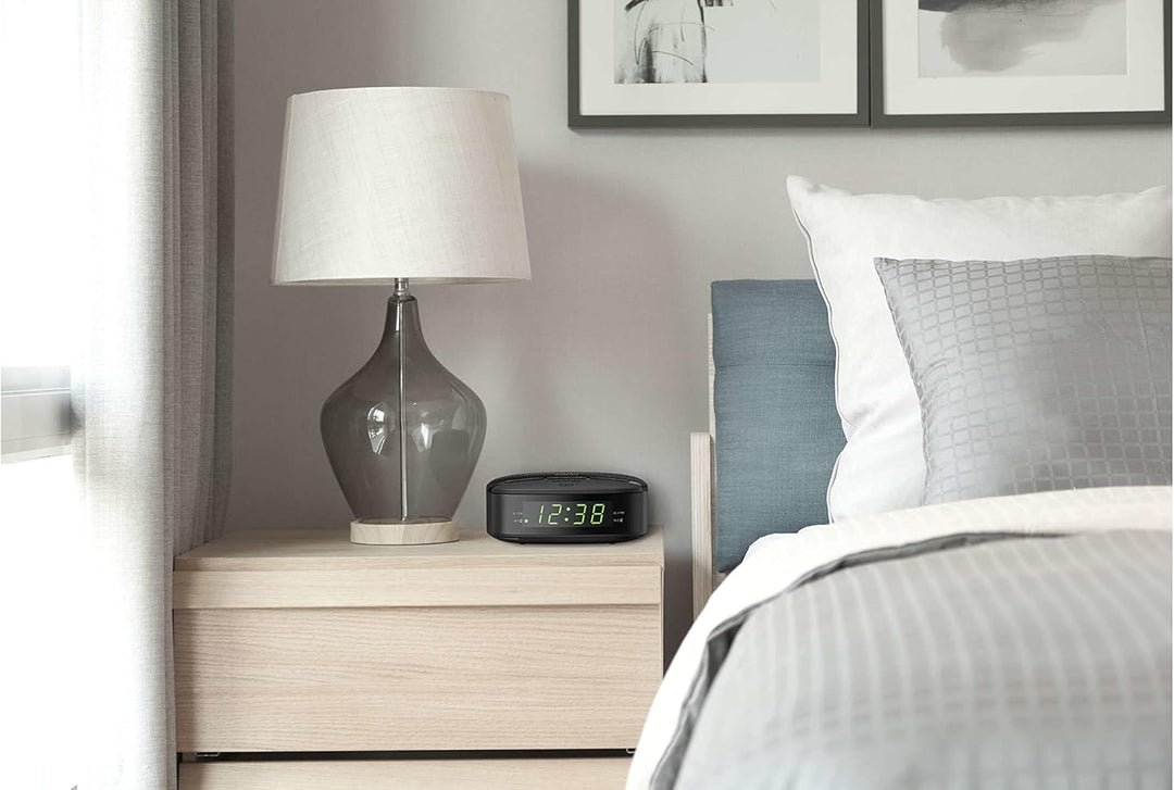 Philips Audio Radiowecker UKW Radio (Doppelter Alarm, Sleep Timer, Kompaktes Design) - TAR3205/12