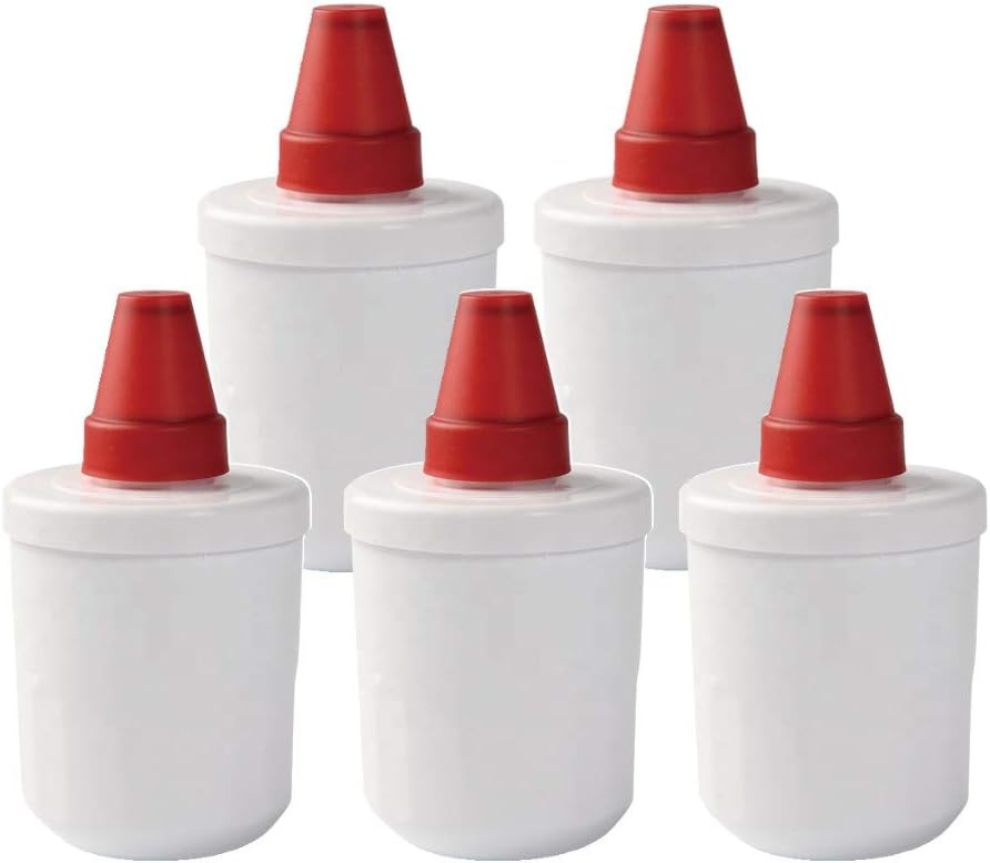 5x Ersatz Wasser-Filter kompatibel mit Samsung RS61782GDSL RS61681GDSR RS6178UGDSR RSG5PUMH1 RSG5PUB