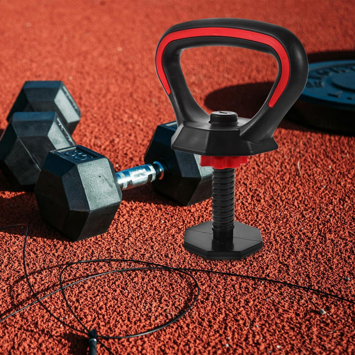 Healeved Verstellbarer Kettlebell Griff aus Robustem Kunststoff Ergonomisch Geformt Verschleissfeste