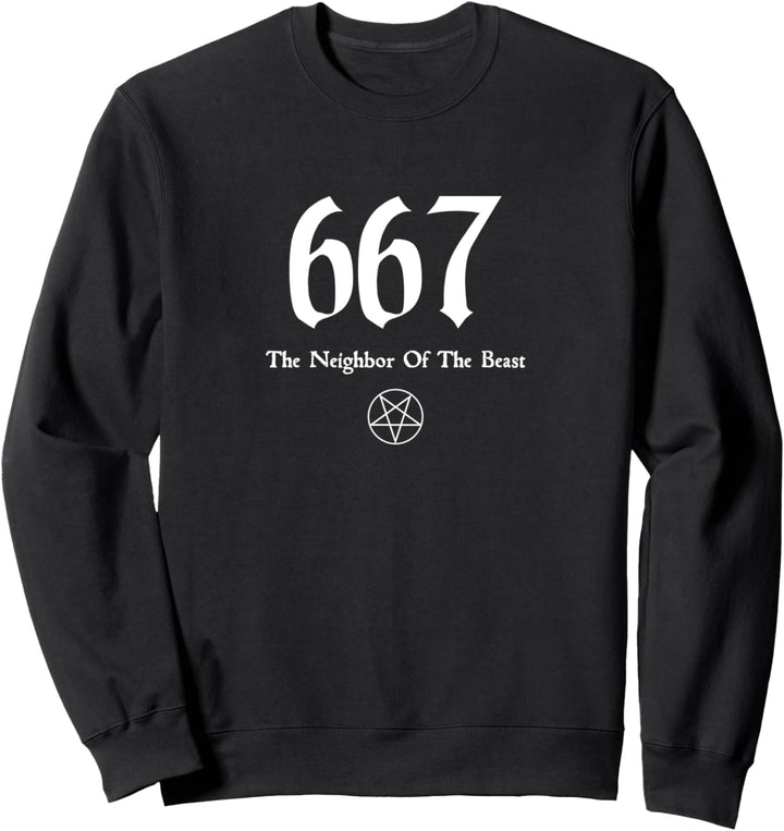 667 Der Nachbar des Tieres Lustig Sweatshirt