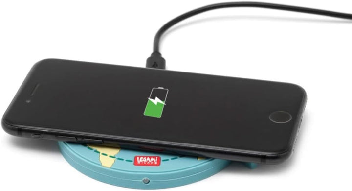 Legami Super Fast - Kabellose Aufladestation - World Mehrfarbig (Travel), Mehrfarbig (Travel)