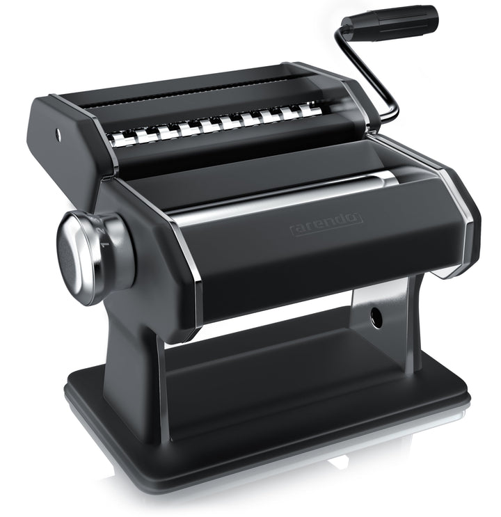 Arendo - Nudelmaschine Pasta Maker – Edelstahl – Nudelpresse – 7 einstellbare Stärken - manuell - Du