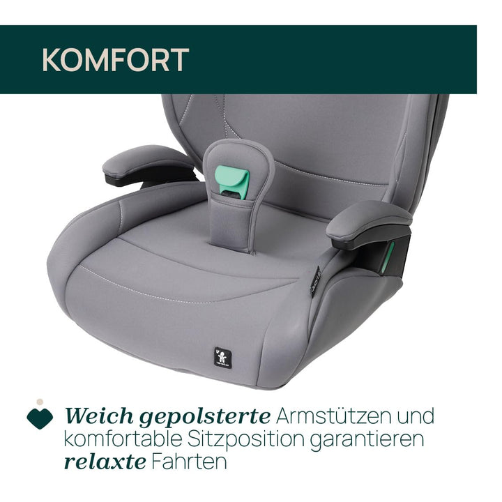 Chicco Quizy Lite i-Size, Kinderautositz 3-12 Jahre (100-150 cm), Gewicht 15-36 kg, einfach einzubau