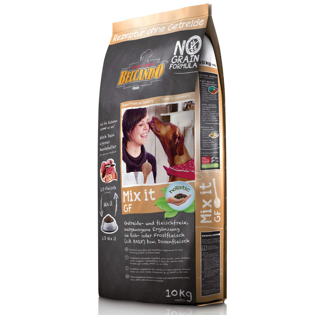 Belcando Mix It GF [10 kg] Ergänzungsfutter | Trockenfutter für Hunde zur Ergänzung bei Fleischfütte