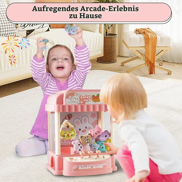 HOMCENT Klauenmaschine für Kinder, Mini Klauenmaschine mit Münze, Plüschtiere und Gashapons, Greifau