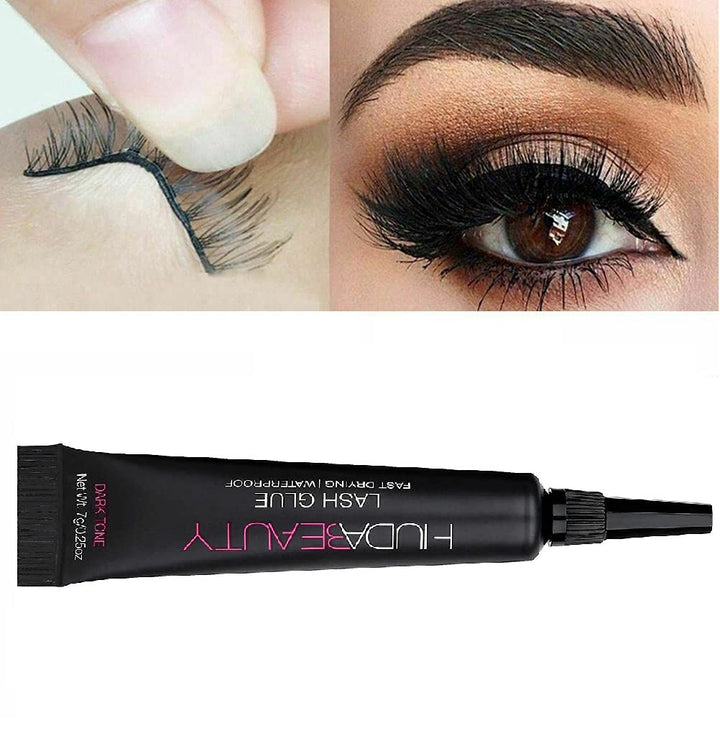 HUDA BEAUTY Lash Glue Waterproof Fast Drying Dark Tone 7 ml