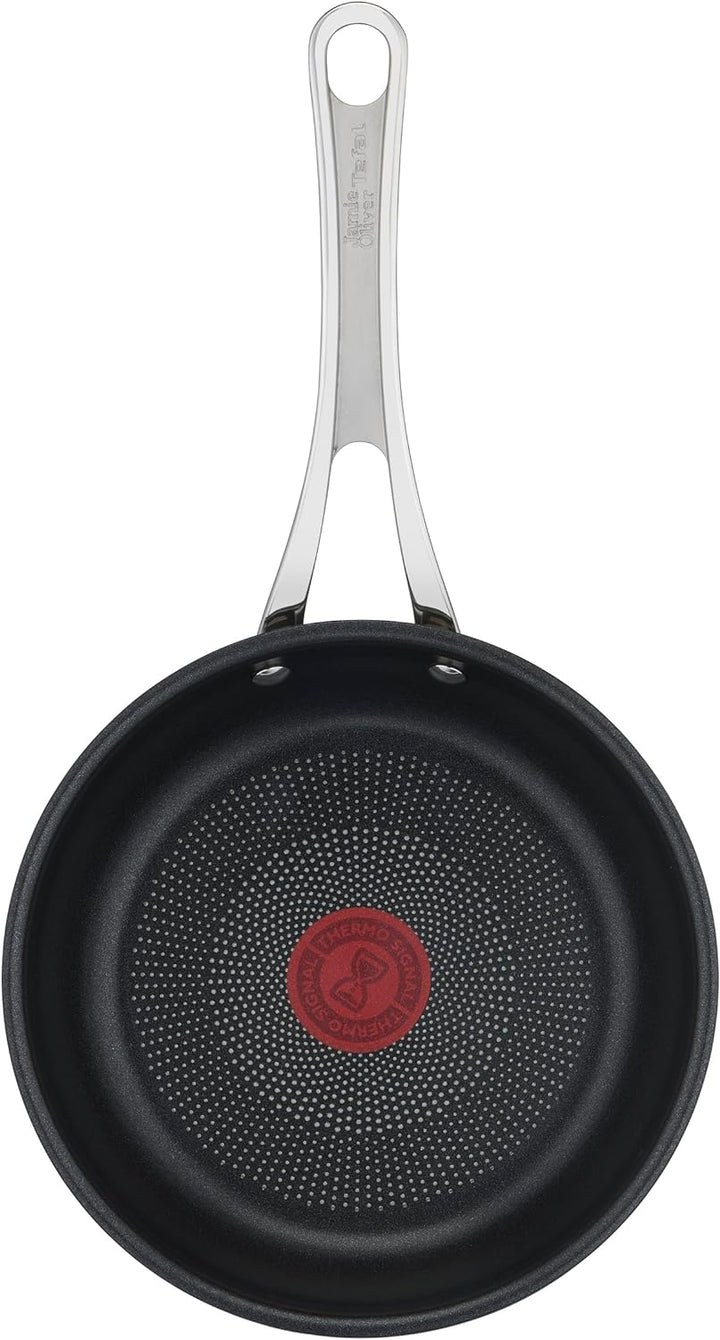 Jamie Oliver by Tefal Cook's Classics Bratpfanne 24 cm, Antihaftversiegelung, Induktionstauglich, Ba