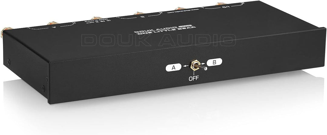 2-Zonen-Verstärker/Lautsprecher-Auswahlbox Passiver Audio-Umschalter für Heim-Stereoanlagen (SP102),