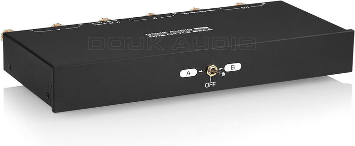 2-Zonen-Verstärker/Lautsprecher-Auswahlbox Passiver Audio-Umschalter für Heim-Stereoanlagen (SP102),