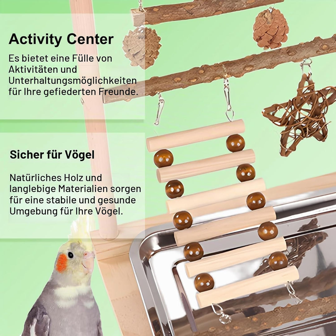 Vogelspielplatz Wellensittich Spielplatz Spielzeug, Grosser vogel Spielplatz mit Schaukel Sitzstange
