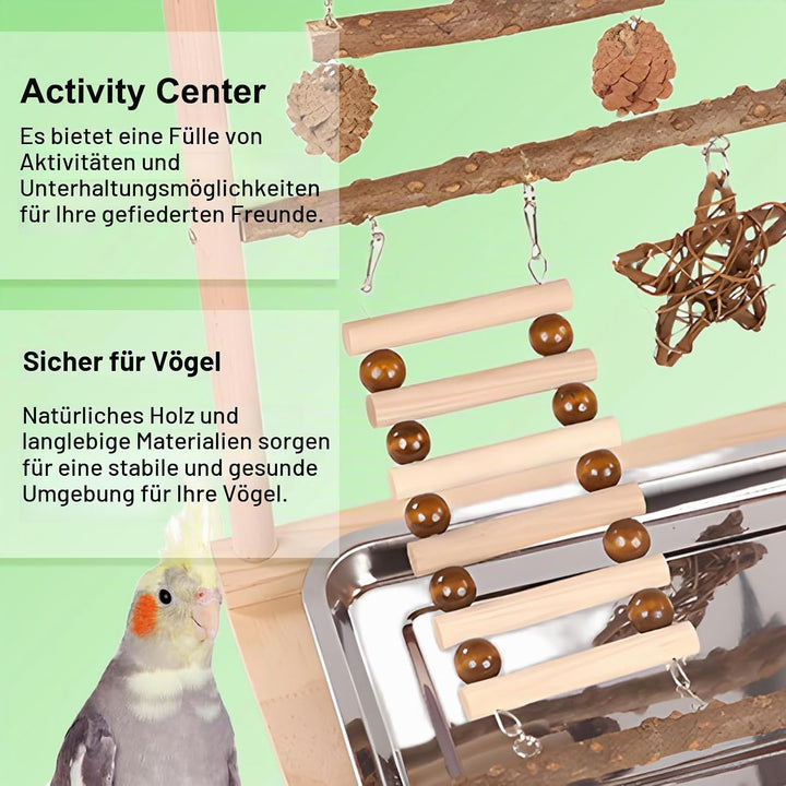 Vogelspielplatz Wellensittich Spielplatz Spielzeug, Grosser vogel Spielplatz mit Schaukel Sitzstange