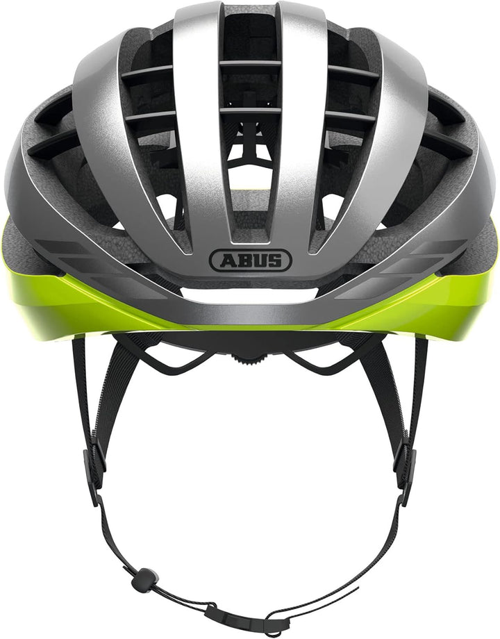 ABUS Rennradhelm Aventor Quin - Smarter Fahrradhelm mit Crash-Erkennung und SOS-Alarm-System - für D