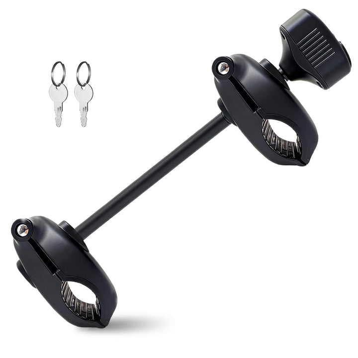 TEOV Rahmenhalter für Fahrradträge 33 cm, Abschliessbare Rahmenhalterung, für U-Förmiger Rahmen Ø 2,