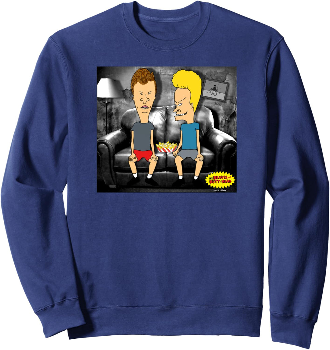 Beavis and Butt-Head Couch Nachos Sweatshirt