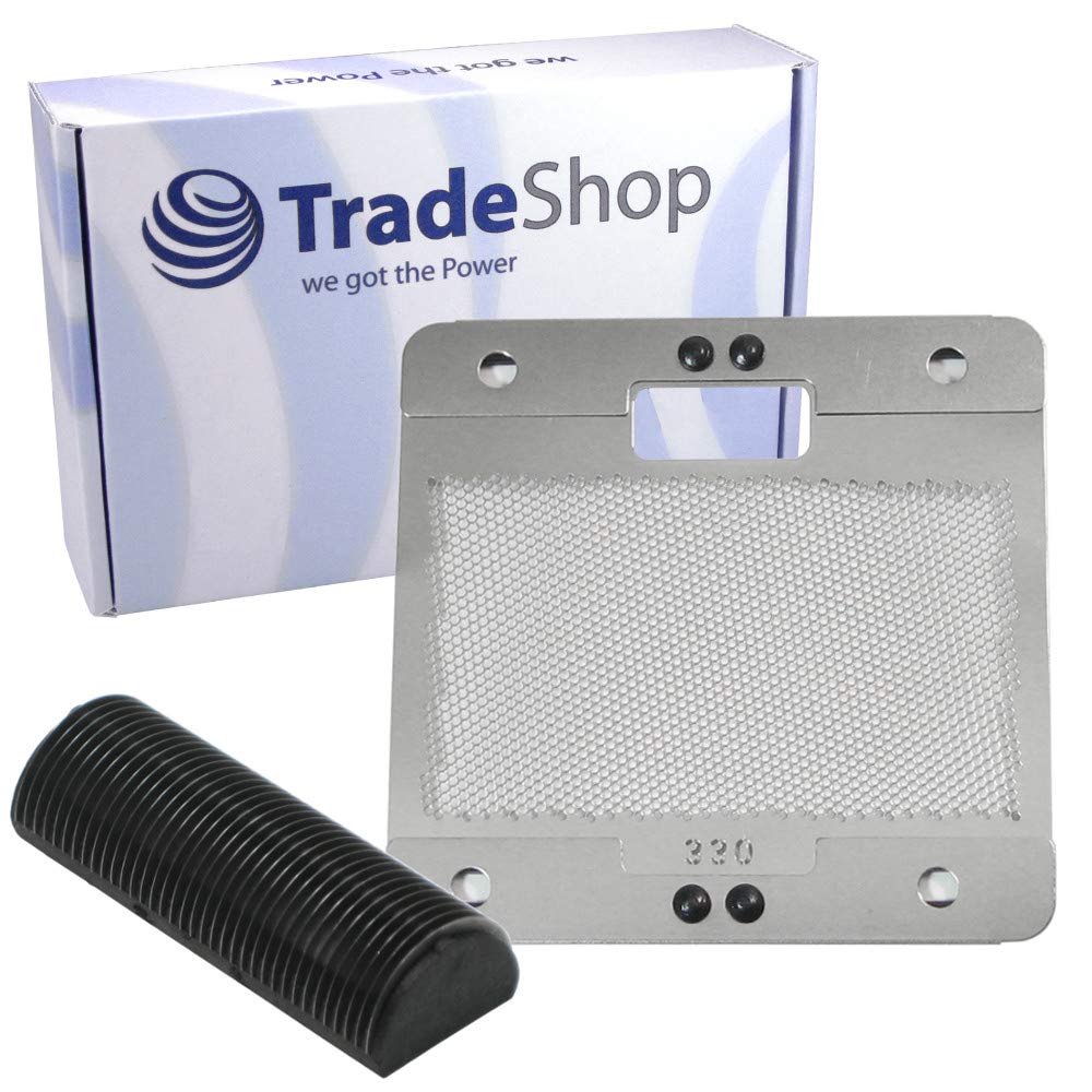 Trade-Shop Kombipack Scherfolie Klingenblock kompatibel mit Braun 330 5001710 330 Serie 5000 65br48