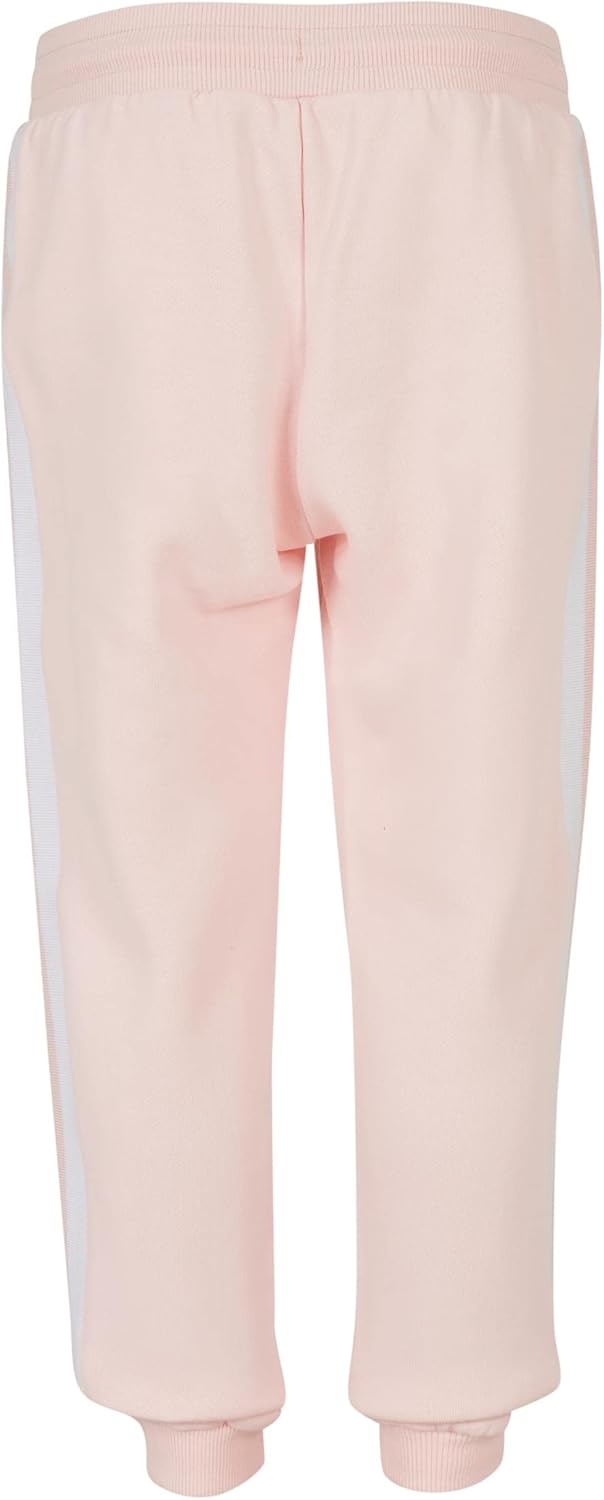 Urban Classics Damen Girls College Contrast Sweatpants 110-116 Pink/White/Pink, 110-116 Pink/White/P