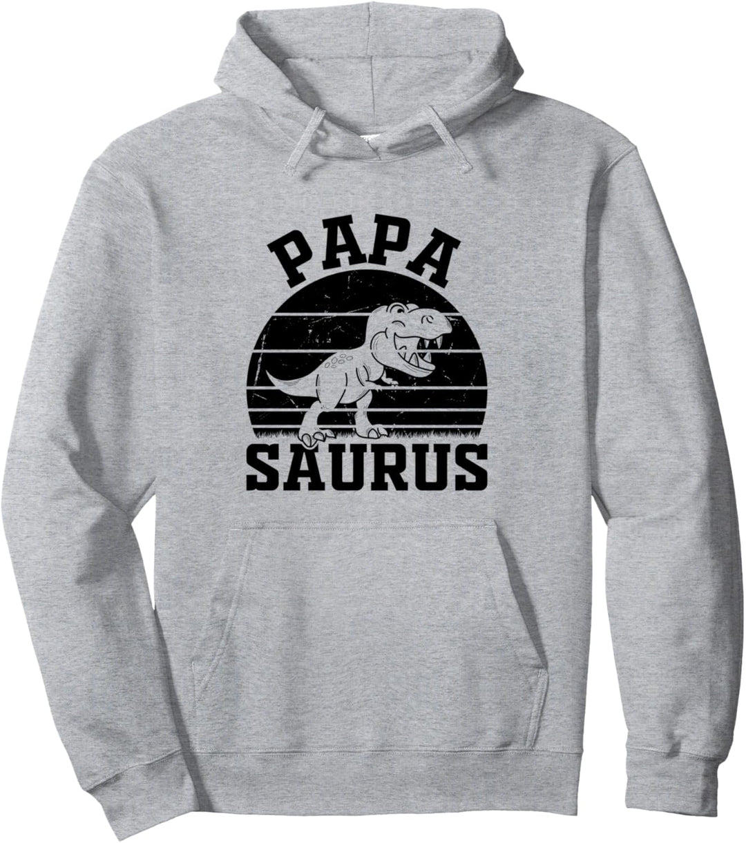 Papa Saurus Papa Dino - Papasaurus Pullover Hoodie