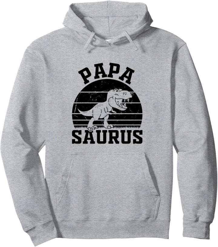 Papa Saurus Papa Dino - Papasaurus Pullover Hoodie