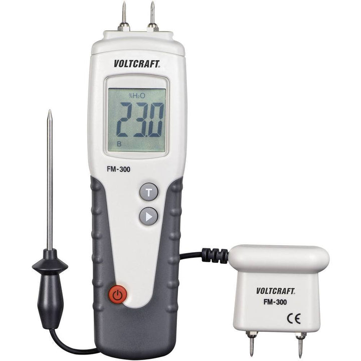 VOLTCRAFT FM-300 Materialfeuchtemessgerät Messbereich Baufeuchtigkeit (Bereich) 6 bis 99% vol Messbe