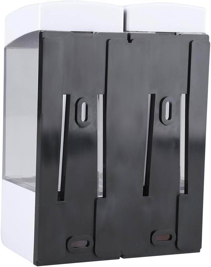 Fdit 2 Kammer Seife und Dusche Dispenser2 X 350 ml Bad Wand montiert Seife Shampoo Desinfektionsmitt