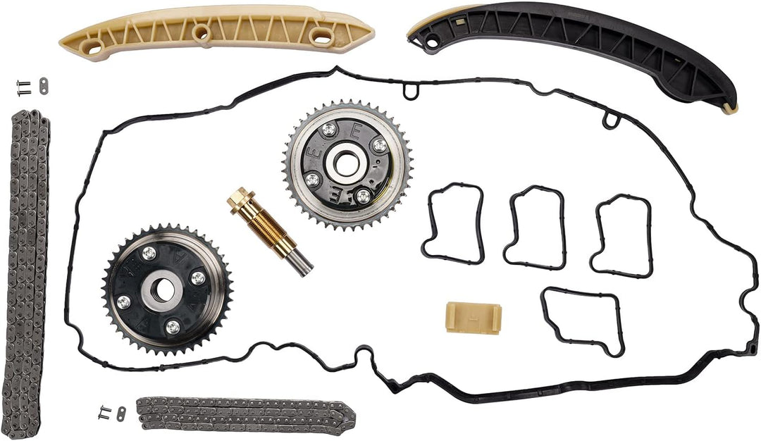 Bisenya Steuerkettensatz Nockenwellenversteller Zündzeitpunkt-Kit Kompatibel mit M271 W203 CL203 S20