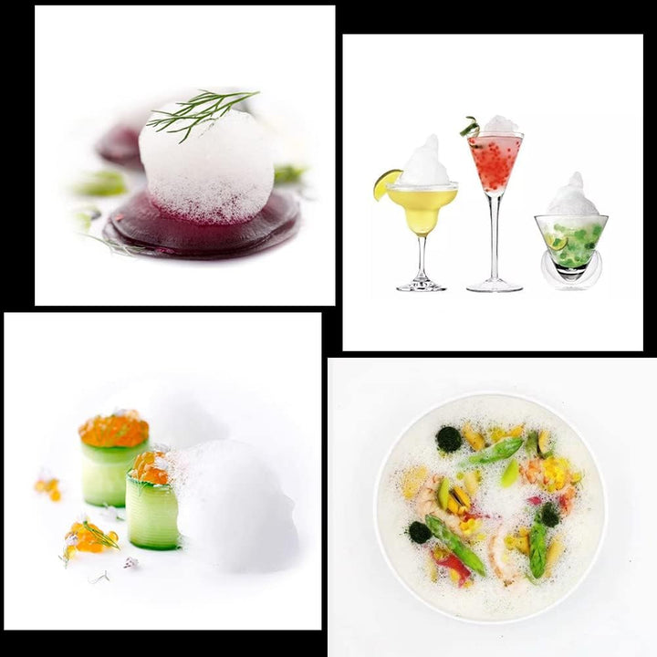 DUEBEL Schaum Kit für Molekulare Gastronomie Kochen, Akku Wiederaufladbar, Tragbar und Effizient Sch