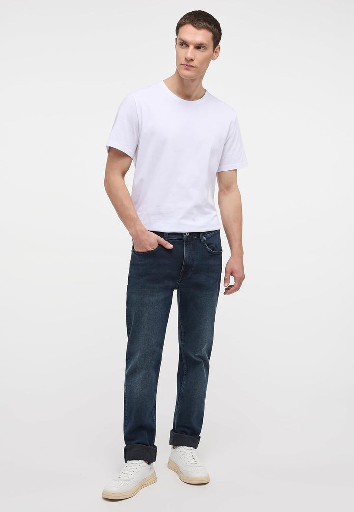 MUSTANG Herren Jeans Hose Style Orlando Slim 28W / 30L Blau, 28W / 30L Blau