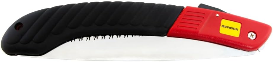 Berger Klappsäge 64650 aus Kohlenstoffstahl mit austauschbarem Sägeblatt, Länge: 18 cm Klappsäge 180