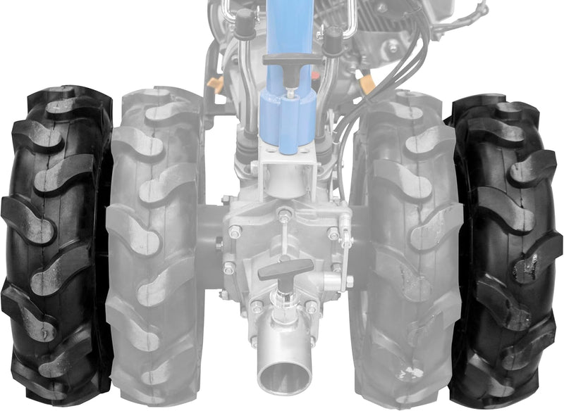 Güde 95182 Satz Räder Doppelbereifung (2 Räder 4.00-8, 2 Adapter, Passend zu: 95180 und 95187 Motore