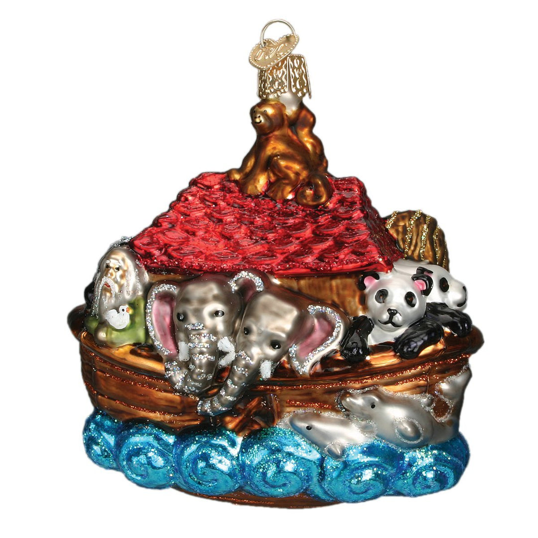 Old World Christmas Spiritual Gifts Glasornamente für den Weihnachtsbaum, Arche Noah, Arche Noah