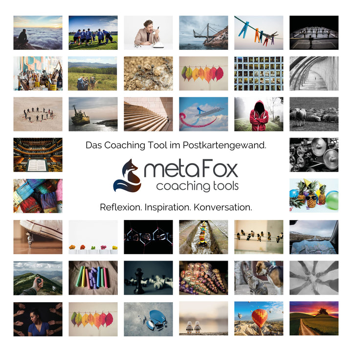 metaFox - ZUSAMMEN WACHSEN - Postkarten-Set der besonderen Art für Teambuilding & Teamentwicklung, m