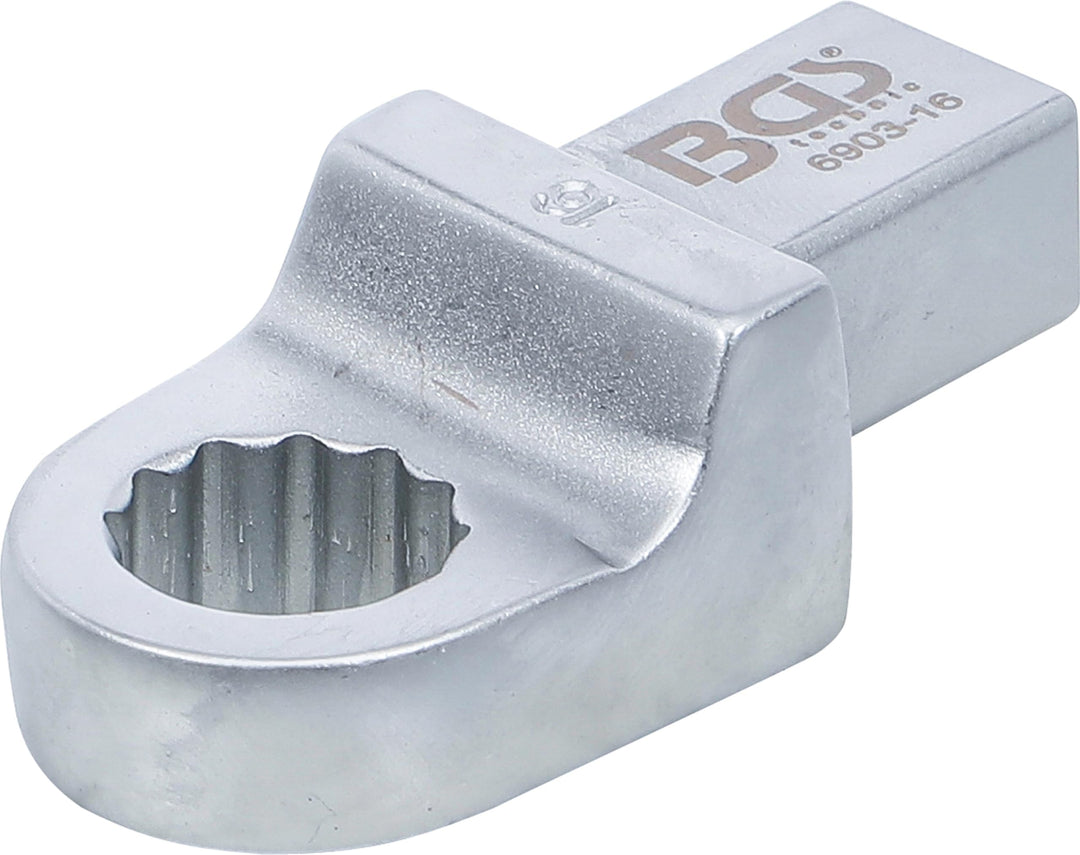 BGS 6903-16 | Einsteck-Ringschlüssel | 16 mm | Aufnahme 14 x 18 mm, 16 mm
