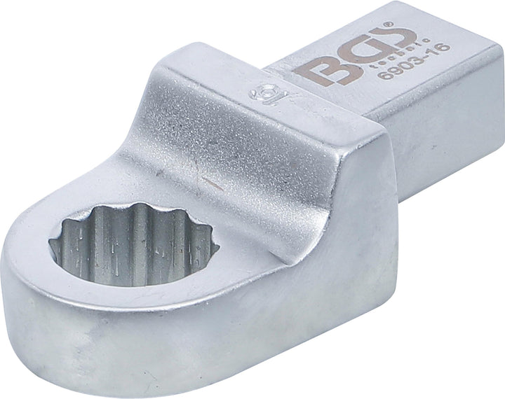 BGS 6903-16 | Einsteck-Ringschlüssel | 16 mm | Aufnahme 14 x 18 mm, 16 mm