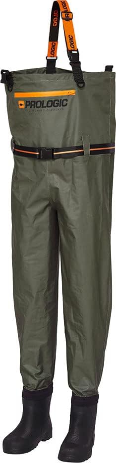 Prologic Inspire Atmungsaktive Brustfuss-Wathose mit EVA-Sohle L 42-43, L 42-43