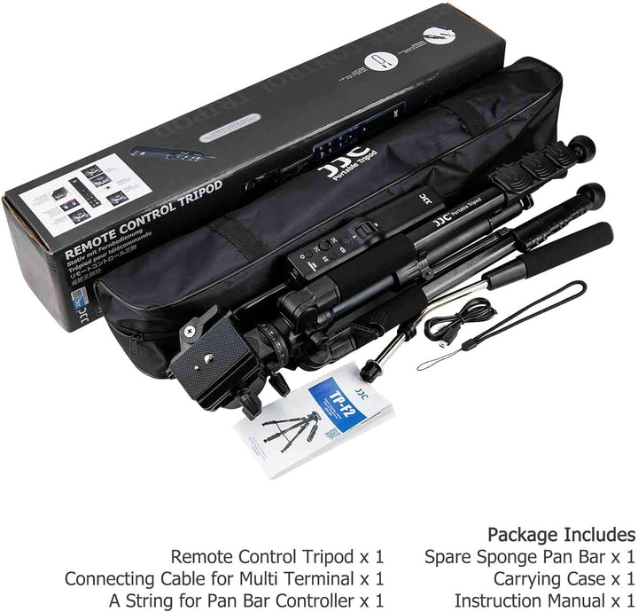 JJC VCT-VPR1 Kompaktfernbedienungsstativ für Sony Alpha A7R IV A7 III A7S II A9 A6000 A6600 A6500 A6