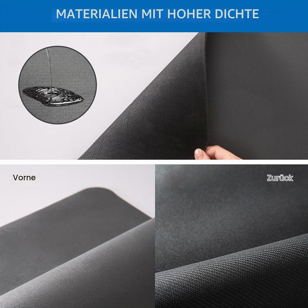 2 Stück Bodenschutzmatte Fitnessgerät, 60 * 30cm Laufband Matte 3mm Dicke, Stossfeste Bodenschutzmat
