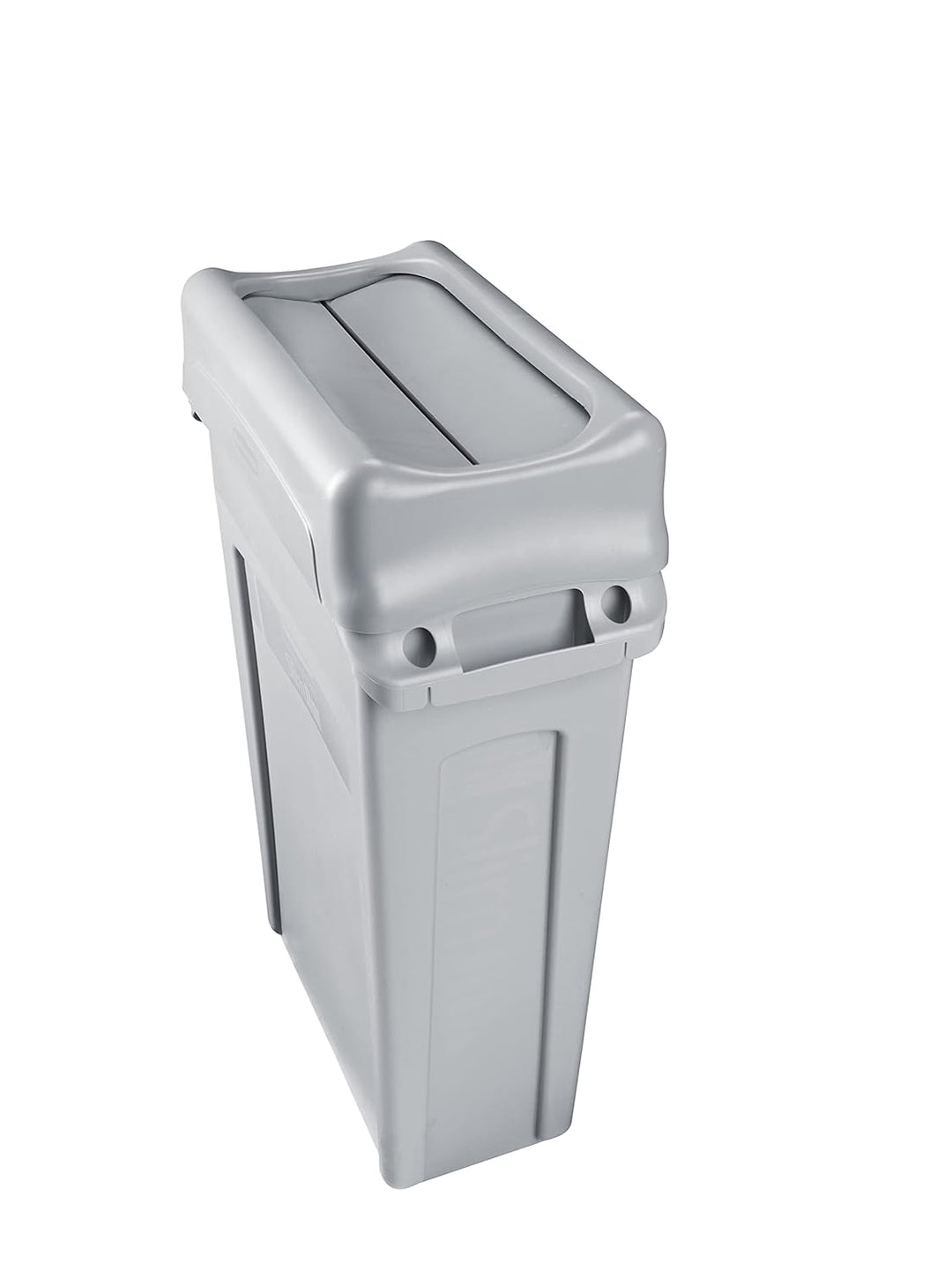 Rubbermaid Commercial Products Slim Jim Deckeleinheit für Recyclingstation für Flaschen, schwarz, 1