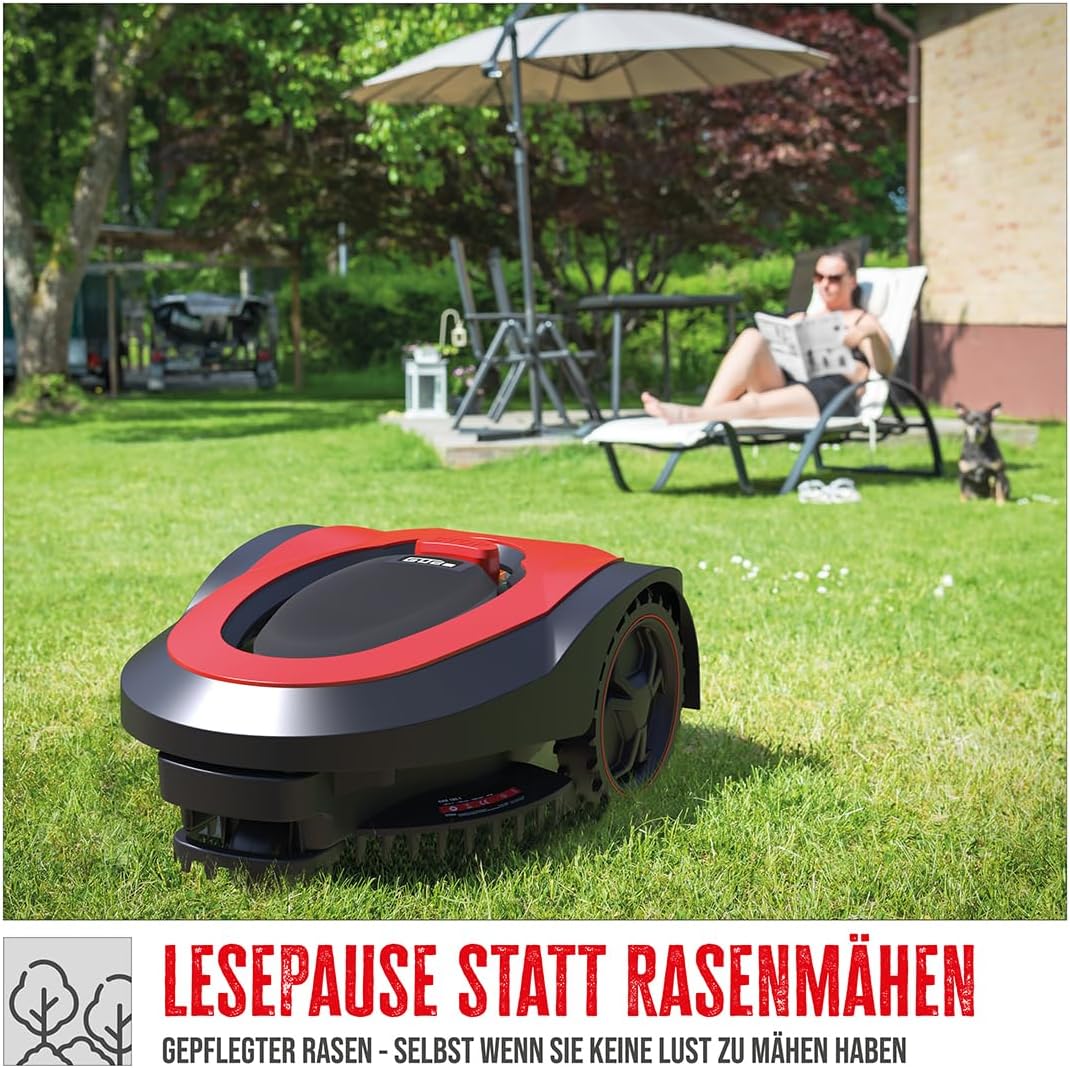 Güde Roboter Rasenmäher GRR 180.1 (Einstellbarer Arbeitsbereich 50m² bis 600m², 5-Fach einstellbare