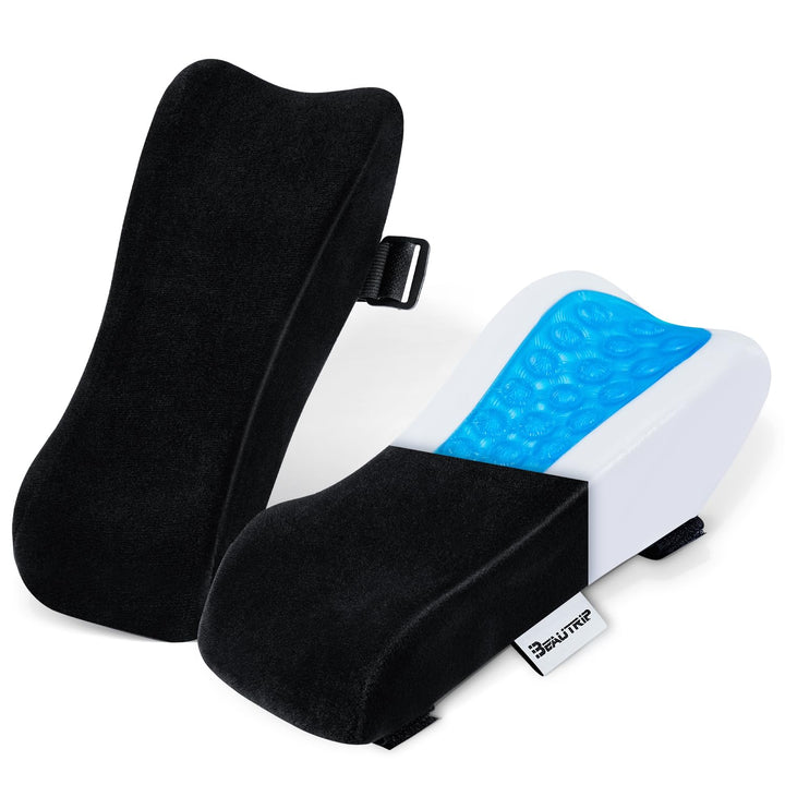 BEAUTRIP Armlehnen Polster Bürostuhl Armkissen – Armlehnenauflage für Arme und Ellenbogen (2er Set)
