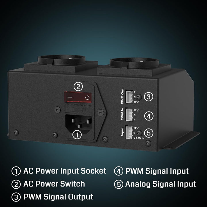 Genmitsu iMaticBox Relaismodulschalter für CNC-Fräsmaschinen, 12 VDC Smart PWM Signalsteuerungsrelai