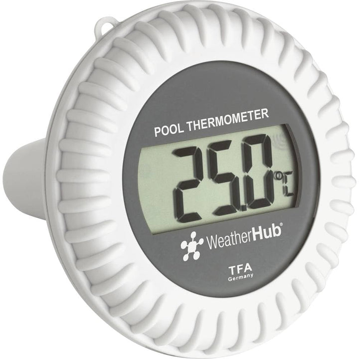 TFA Dostmann Poolsender mit Display, 30.3199.IT, für TFA Funkstationen 30.3060 | 30.3039 | 30.3053,