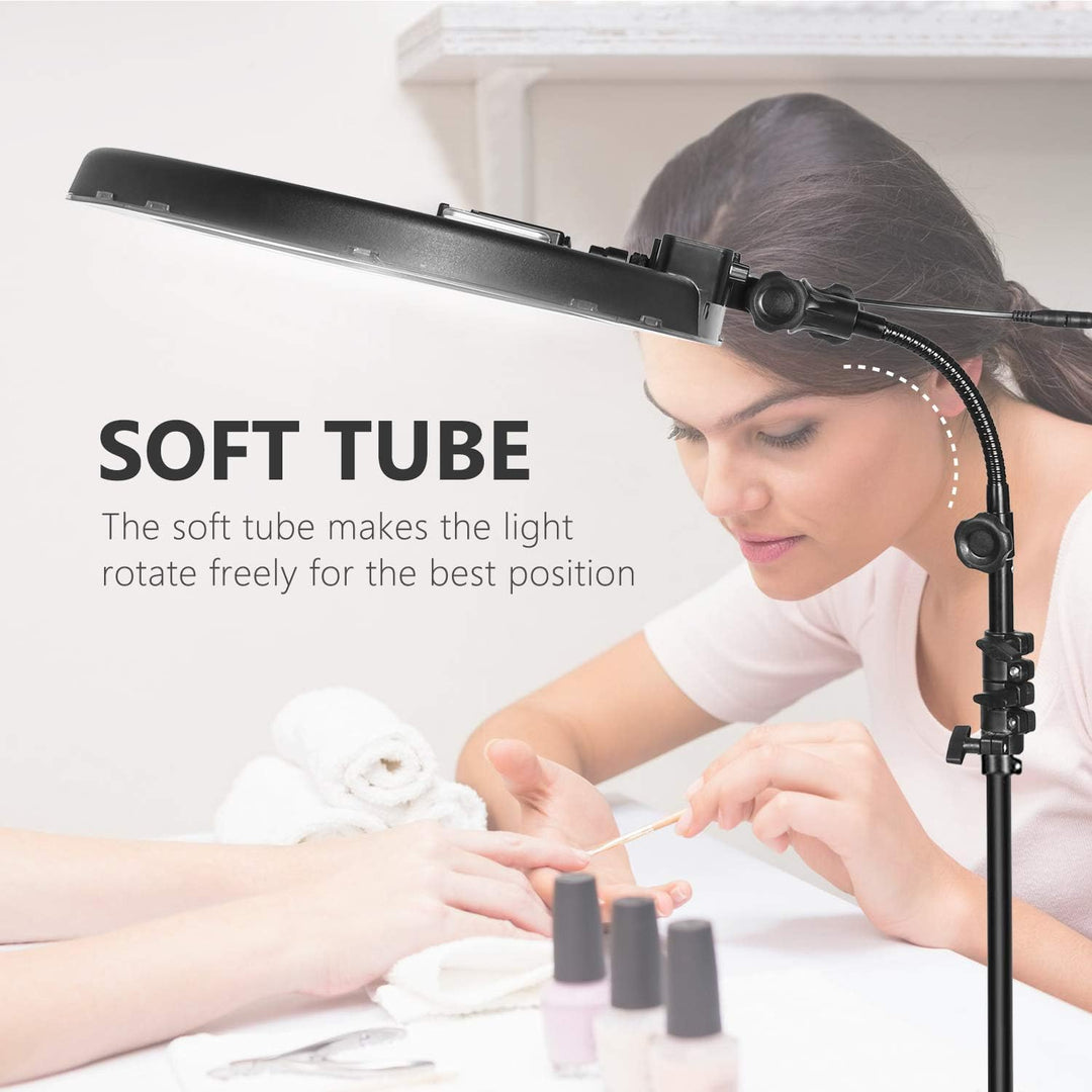 Neewer Kamera Foto Video Ringlicht Kit: 18 Zoll/48 Zentimeter Aussen 52W 5500K dimmbare LED Ringlich