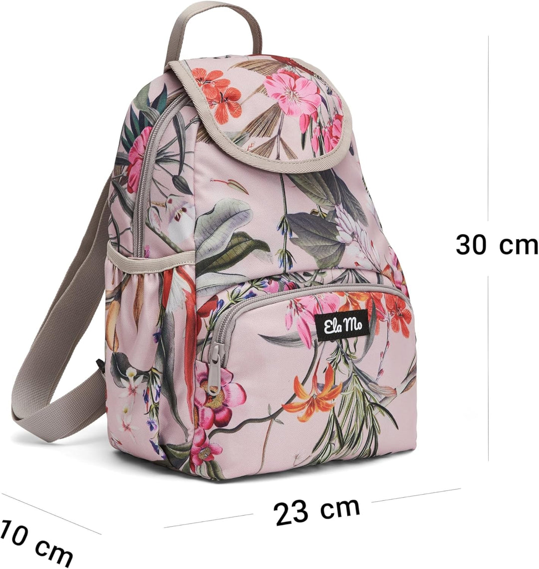 Ela Mo Mini Rucksack Damen - Klein. elegant. super handlich - Rucksack Handtasche als idealer Beglei