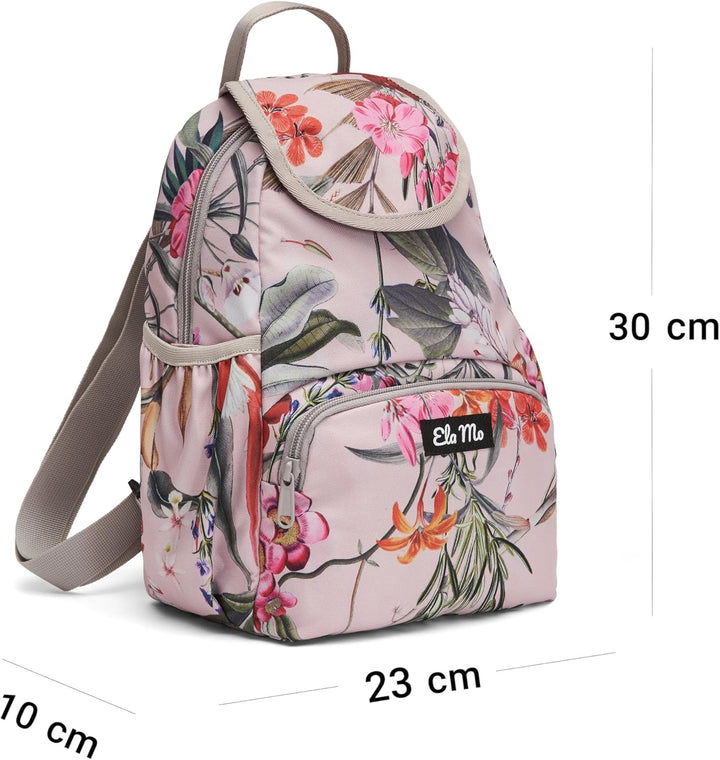 Ela Mo Mini Rucksack Damen - Klein. elegant. super handlich - Rucksack Handtasche als idealer Beglei